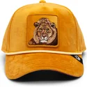 gul-bojd-snapback-keps-lejon-lion-royalty-the-farm-av-goorin-bros