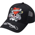 ed-hardy-schwarze-trucker-kappe-love-kills-slowly
