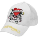epci-curbata-alb-snapback-love-kills-slowly-de-ed-hardy
