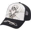epci-curbata-negru-snapback-death-before-de-ed-hardy