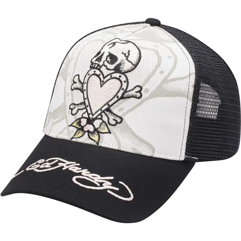 epci-curbata-negru-snapback-death-before-de-ed-hardy