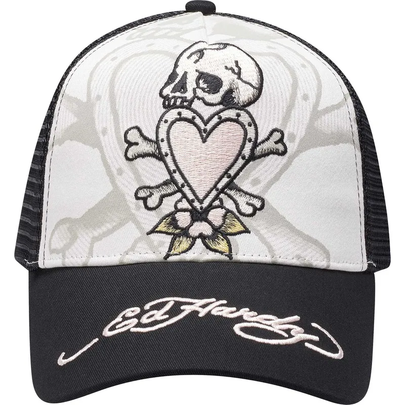epci-curbata-negru-snapback-death-before-de-ed-hardy