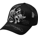 gorra-trucker-negra-mono-giant-dragon-de-ed-hardy