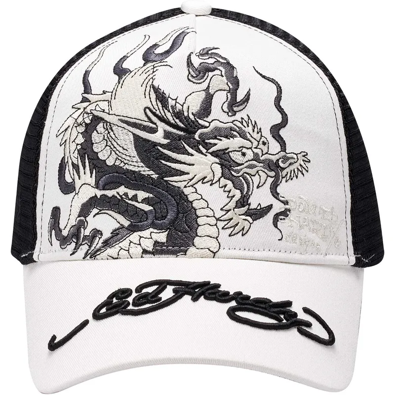 epci-curbata-alb-snapback-mono-giant-de-ed-hardy