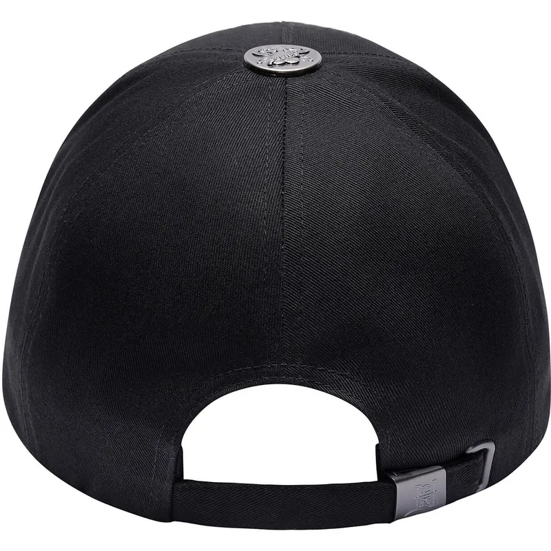 schwarze-verstellbare-curved-cap-flaming-skull-von-ed-hardy