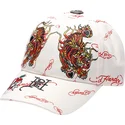 epci-curbata-bej-reglabila-tiger-flames-de-ed-hardy