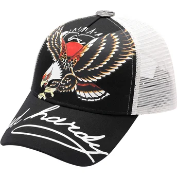 Șepci curbată negru snapback Soaring Eagle de Ed Hardy