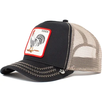 Schwarze Trucker-Kappe Gallo Rooster von Goorin Bros.