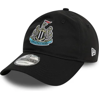 Șepci curbată negru bandă reglabilă 9TWENTY Core de Newcastle United Football Club Premier League de New Era