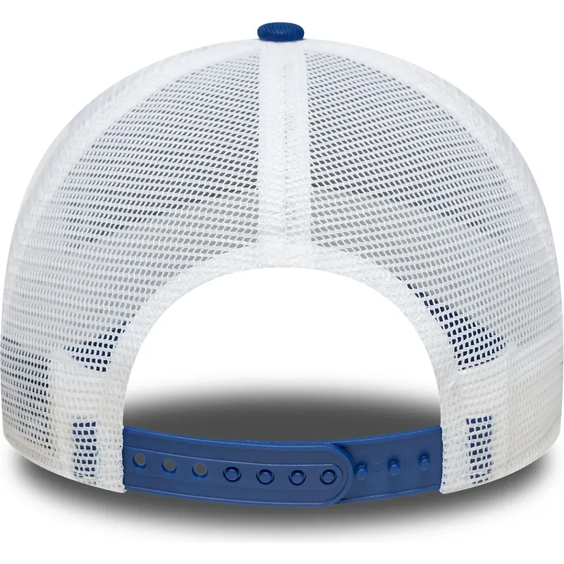 new-era-motor-repairs-9forty-a-frame-vintage-bla-och-vit-truckerkeps