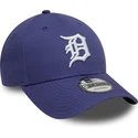 casquette-courbee-violette-ajustable-9forty-league-essential-detroit-tigers-mlb-new-era