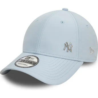 Gorra curva azul claro ajustable 9FORTY Flawless de New York Yankees MLB de New Era