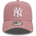 epci-curbata-roz-snapback-9forty-a-frame-league-essential-de-new-york-yankees-mlb-de-new-era