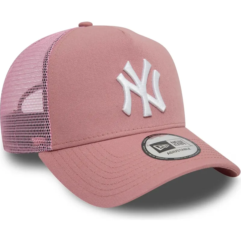 epci-curbata-roz-snapback-9forty-a-frame-league-essential-de-new-york-yankees-mlb-de-new-era