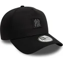 cappellino-curvo-nero-snapback-9forty-a-frame-metallic-patch-dei-new-york-yankees-mlb-di-new-era