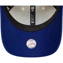 casquette-courbee-beige-et-bleue-ajustable-9forty-colour-block-los-angeles-dodgers-mlb-new-era