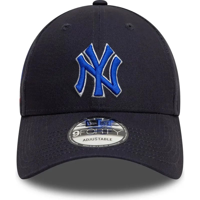 epci-curbata-bleumarin-reglabila-9forty-side-patch-de-new-york-yankees-mlb-de-new-era