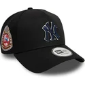 epci-curbata-negru-snapback-9forty-a-frame-world-series-patch-de-new-york-yankees-mlb-de-new-era
