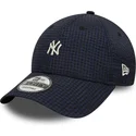 cappellino-curvo-blu-marino-regolabile-9forty-seersucker-dei-new-york-yankees-mlb-di-new-era
