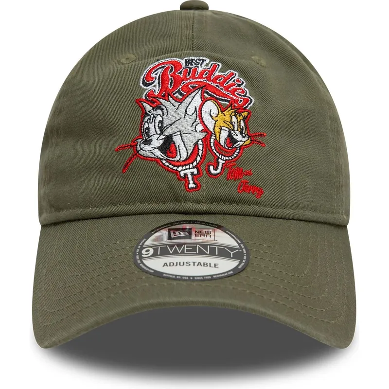 gron-justerbar-9twenty-bojd-keps-tom-och-jerry-looney-tunes-fran-new-era