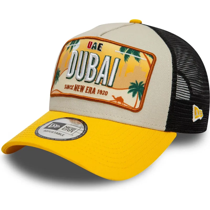 epci-curbata-galben-snapback-9forty-a-frame-license-plate-de-dubai-ciudades-y-playas-de-new-era
