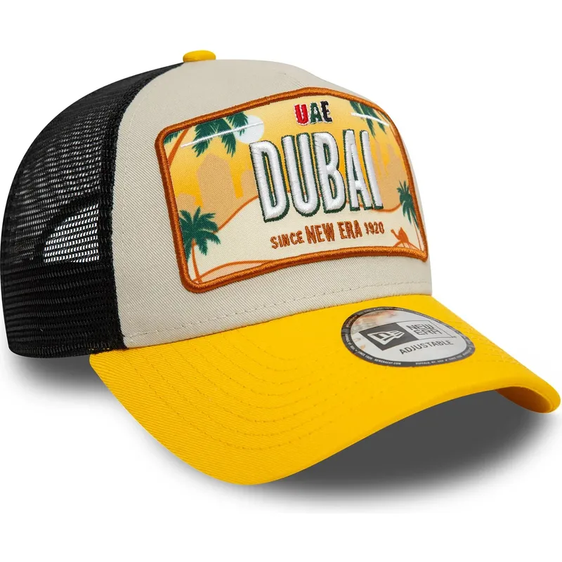 epci-curbata-galben-snapback-9forty-a-frame-license-plate-de-dubai-ciudades-y-playas-de-new-era