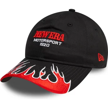 Cap curbată black adjustable strap 9TWENTY de New Era