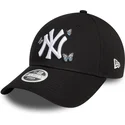 gorra-curva-negra-ajustable-para-mujer-9twenty-icon-butterflies-de-new-york-yankees-mlb-de-new-era