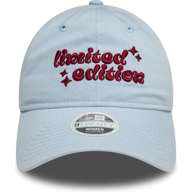 hellblaue-verstellbare-curved-cap-fur-damen-9twenty-von-limited-edition-von-new-era