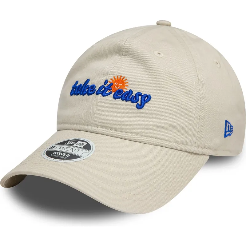 cap-curbata-beige-adjustable-strap-9twenty-de-take-it-easy-de-new-era