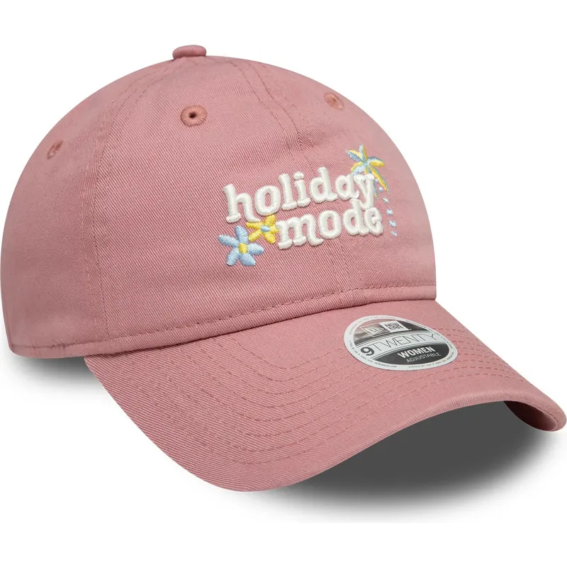 cappellino-rosa-regolabile-da-donna-9twenty-holiday-mode-di-new-era