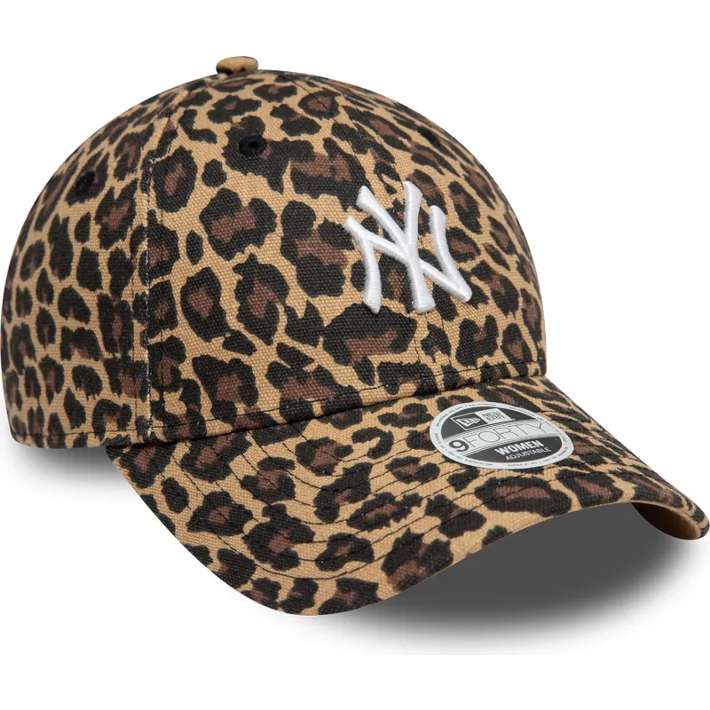 epci-curbata-leopard-reglabila-9forty-de-new-york-yankees-mlb-de-new-era