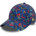 casquette-courbee-bleue-marine-pour-enfant-9forty-all-over-print-superman-dc-comics-new-era