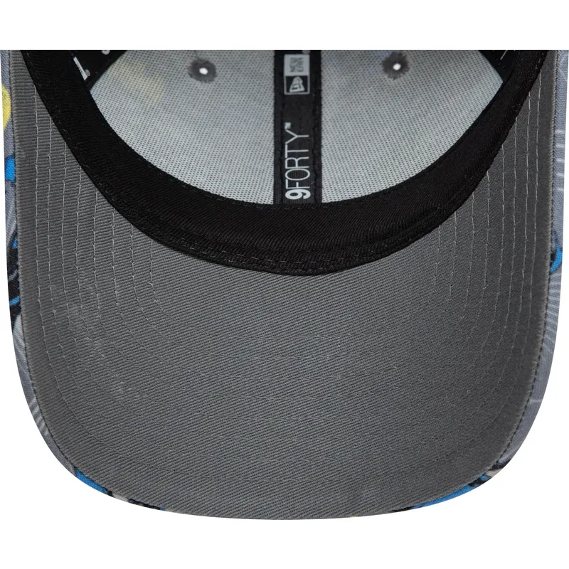 cappellino-curvo-grigio-per-bambino-9forty-all-over-print-di-batman-dc-comics-di-new-era