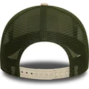 casquette-trucker-beige-et-verte-9forty-a-frame-patch-new-era