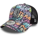 epci-curbata-papagal-snapback-9forty-a-frame-grafiti-all-over-print-de-ac-milan-serie-a-de-new-era