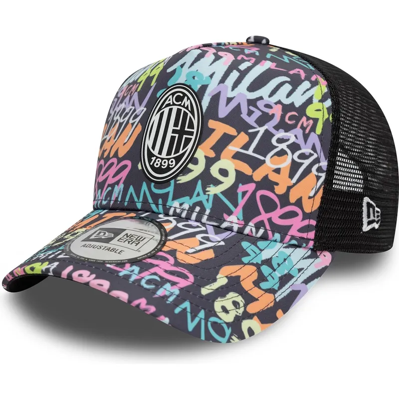epci-curbata-papagal-snapback-9forty-a-frame-grafiti-all-over-print-de-ac-milan-serie-a-de-new-era