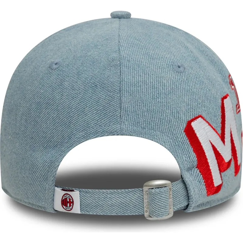 epci-curbata-papagal-reglabila-9forty-denim-de-ac-milan-serie-a-de-new-era