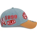 epci-curbata-papagal-reglabila-9forty-denim-de-ac-milan-serie-a-de-new-era