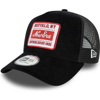 Gorra trucker negra 9FORTY A Frame Patch Cord de New Era