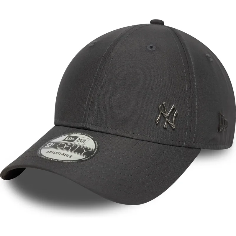 cappellino-grigio-curvo-regolabile-9forty-flawless-dei-new-york-yankees-mlb-di-new-era