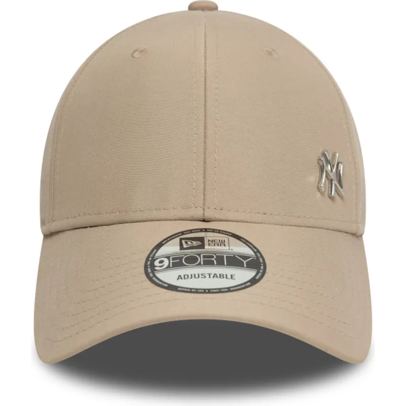 cap-curbata-brown-adjustable-strap-claro-9forty-flawless-de-new-york-yankees-mlb-de-new-era