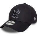 epci-curbata-bleumarin-reglabila-9forty-outline-de-new-york-yankees-mlb-de-new-era