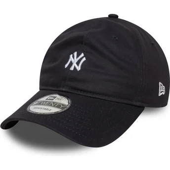 Marinblå justerbar 9TWENTY Mini Logo New York Yankees MLB keps från New Era