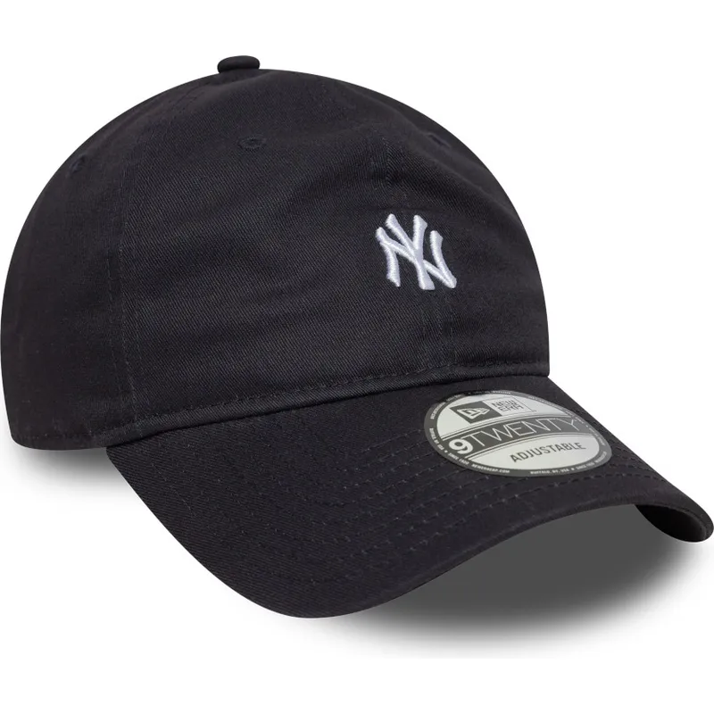 cappellino-curvo-blu-marino-regolabile-9twenty-mini-logo-dei-new-york-yankees-mlb-di-new-era