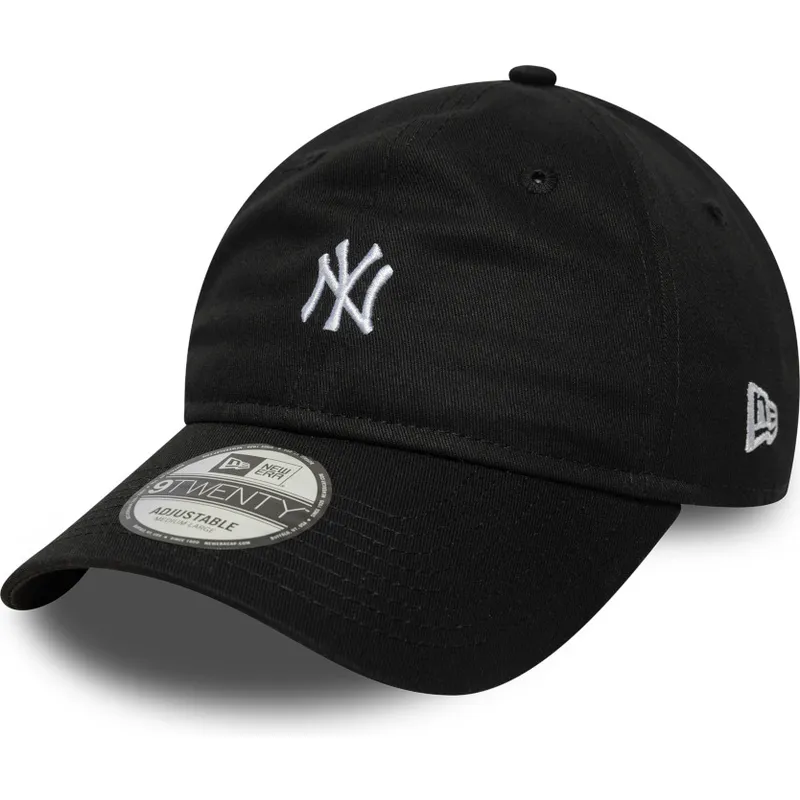 schwarze-verstellbare-kappe-9twenty-mini-logo-der-new-york-yankees-mlb-von-new-era
