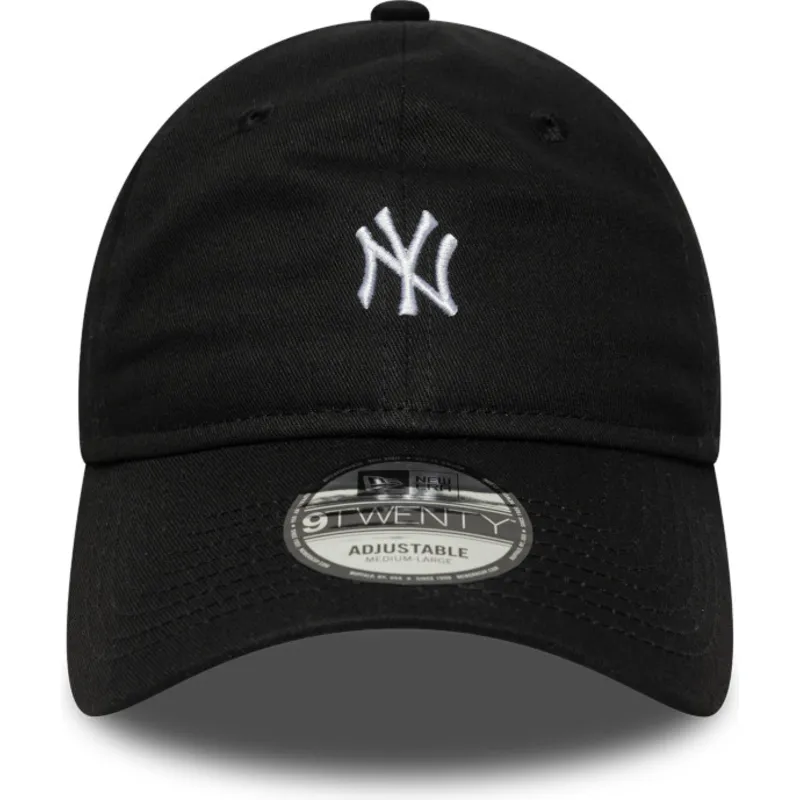 cappellino-nero-regolabile-9twenty-mini-logo-new-york-yankees-mlb-di-new-era