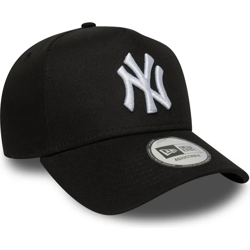 svart-bojd-keps-snapback-e-frame-league-essential-fran-new-york-yankees-mlb-av-new-era