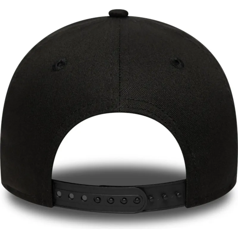 schwarze-snapback-kappe-mit-gebogenem-schirm-e-frame-league-essential-der-new-york-yankees-mlb-von-new-era