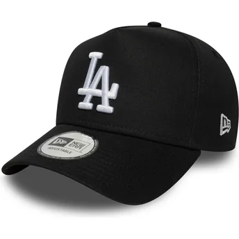 Șepci curbată negru snapback E Frame League Essential de Los Angeles Dodgers MLB de New Era